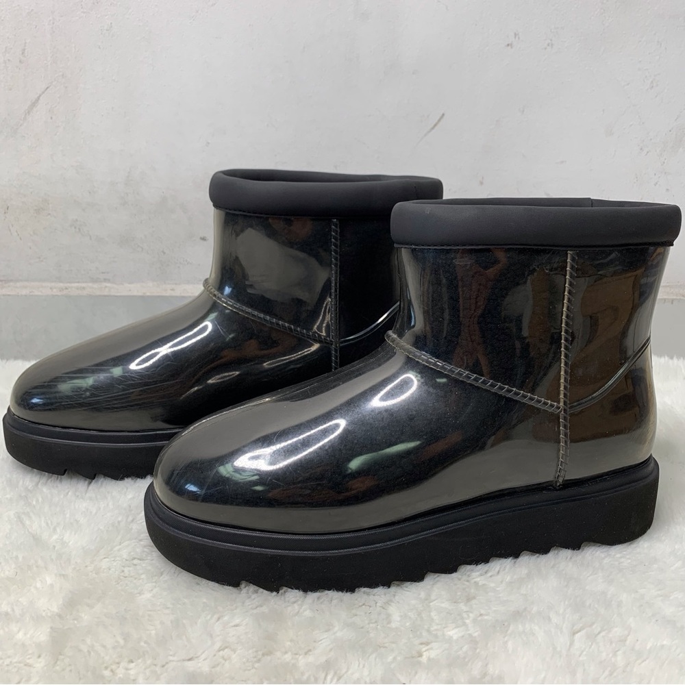 Koolaburra by UGG 1126592 Women's Black  Koola Clear Mini Boots Size 9